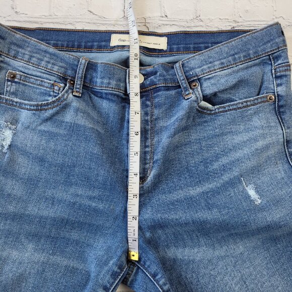 Gap Woman’s blue true skinny ankle jeans size 31 R - Picture 6 of 11